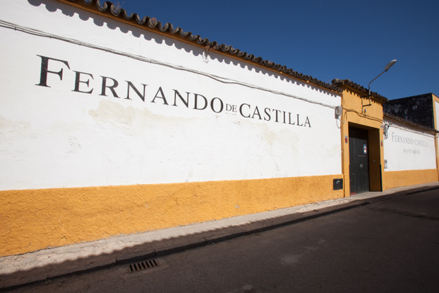 On a narrow street in old town Jerez. Photo © Bodega Fernando de Castilla